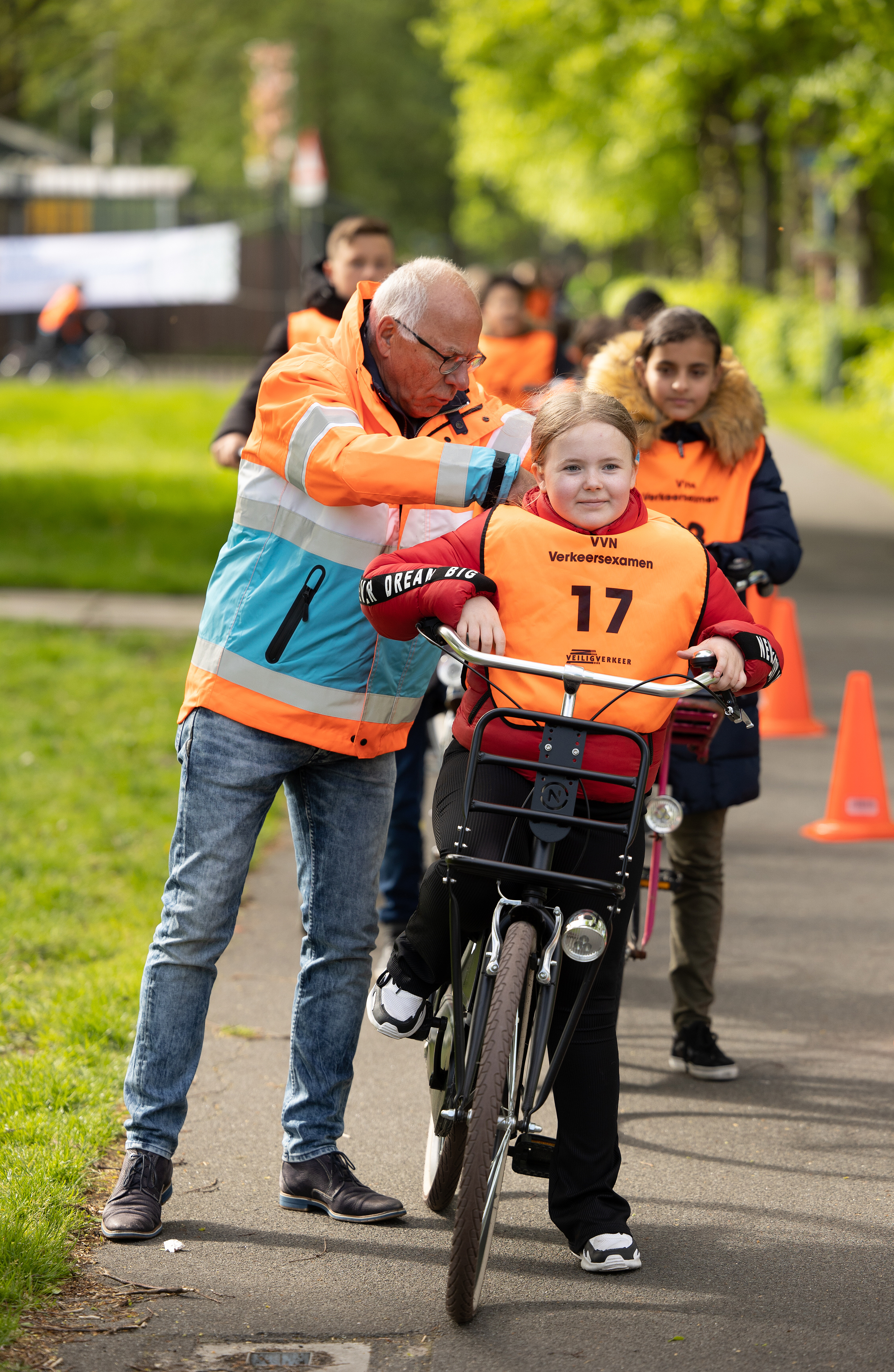 Vrijwilliger VVN praktisch Verkeersexamen