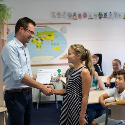 Uitreiking verkeersdiploma